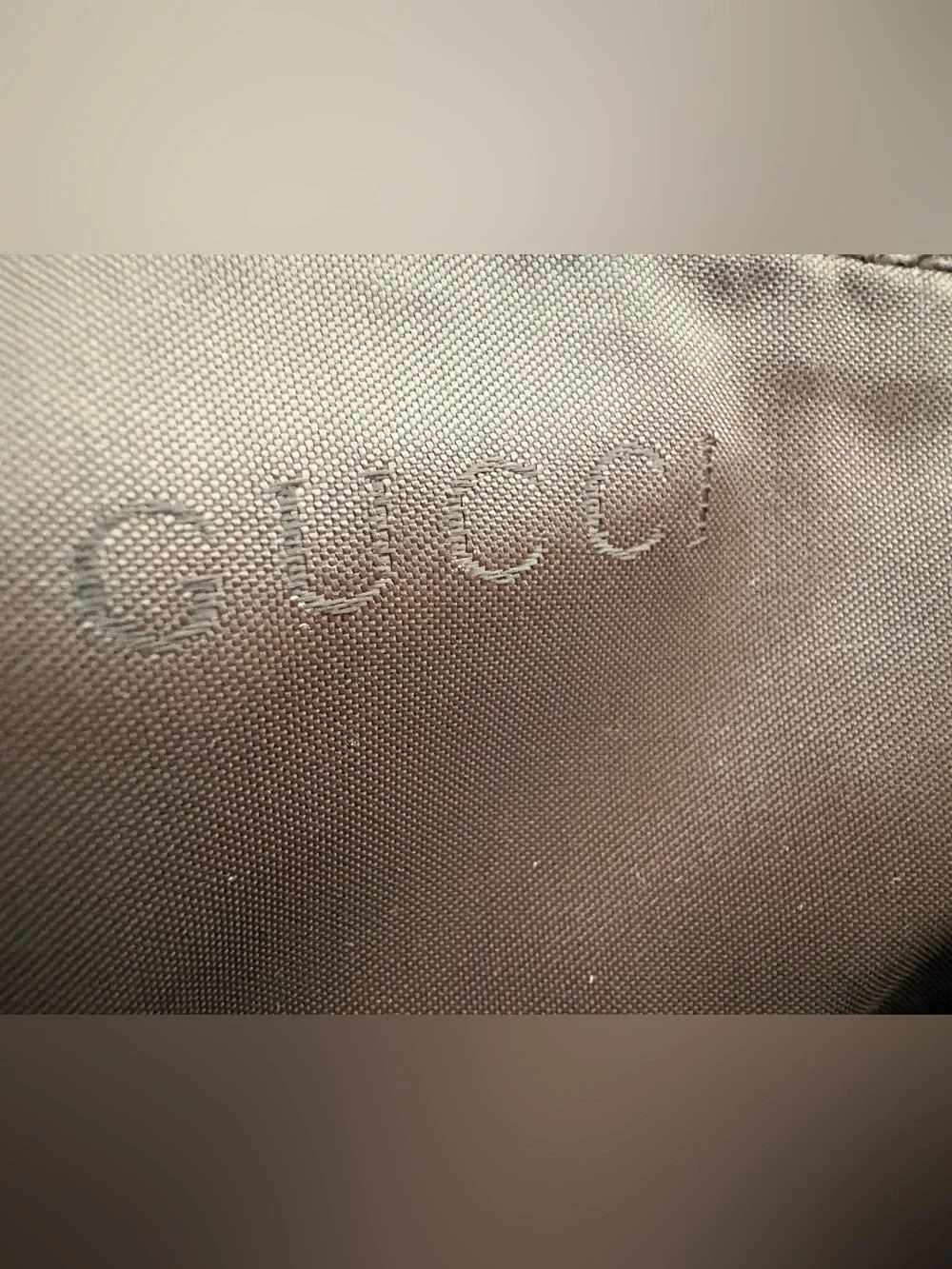Vintage Gucci Black Nylon Leather Hobo Shoulder Bag Made in Italy Y2K